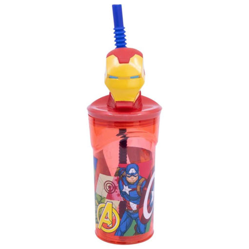 Picture of IRON MAN 3D FIGURINE BOTTLE 360ML